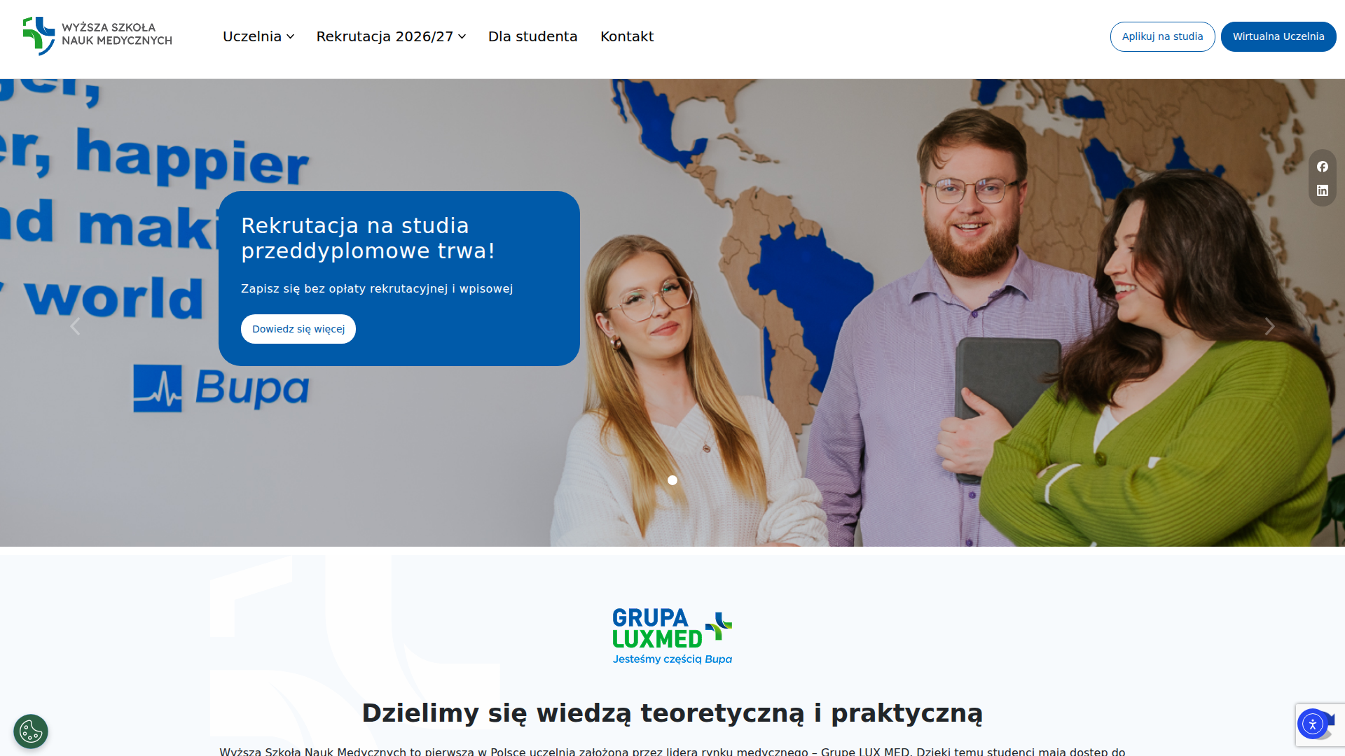 WSNM - Wyższa Szkoła Nauk Medycznych (LuxMed)